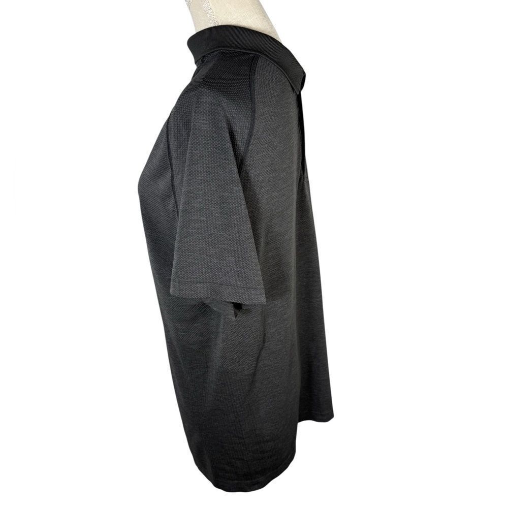 Lululemon Men’s Graphite Grey Metal Vent Tech Polo Shirt - Picture 5 of 6